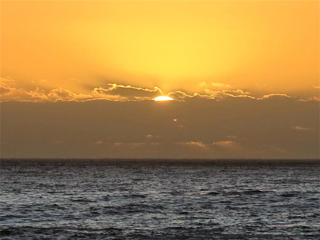 Puesta del sol en Ciudad del Cabo./ Foto JM