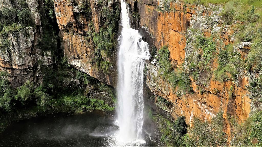 Otra de las muchas cascadas que hay en el Blyde River Canyon de Graskop./ Foto JM