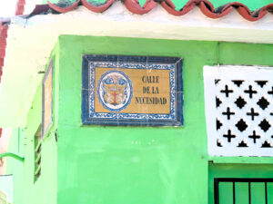 Calle de la necesidad (detalle)./ Foto JM