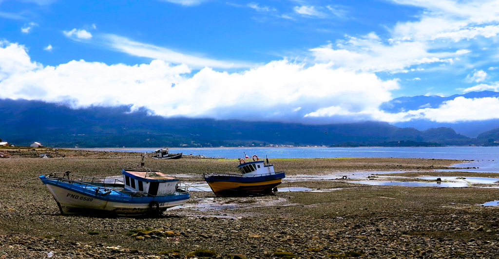 En la bahía de Hornopirén./ Foto JM